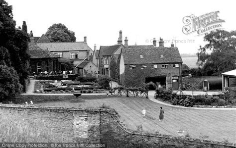 Photo of Huntingdon, Bridge Hotel From Castle Hill c.1955