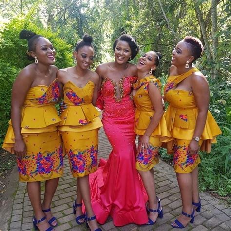 FABULOUS AFRICAN TRADITIONAL BRIDESMAID WEDDING TRAIN African