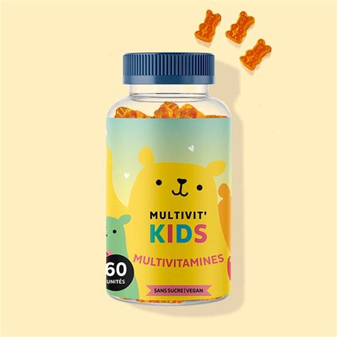 Multivit' Kids - Complément vitaminé en gummies pour enfants