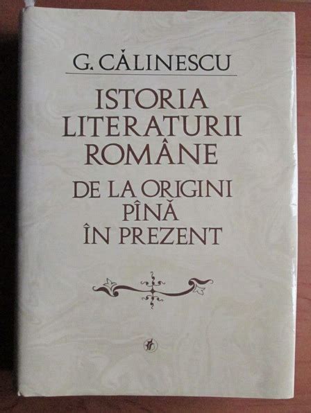 Scriitori Reprezentativi Ai Literaturii Rom Ne Ti George C Linescu