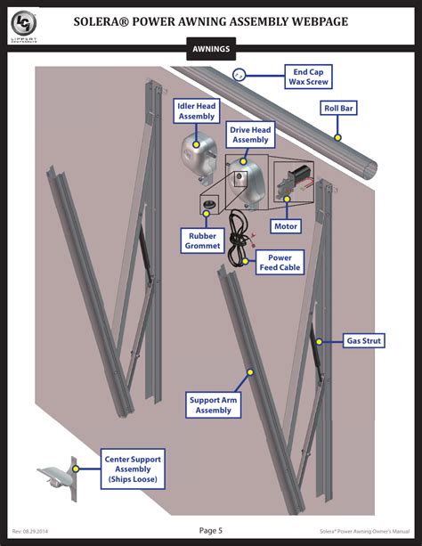 Solera Rv Awning Parts Diagram