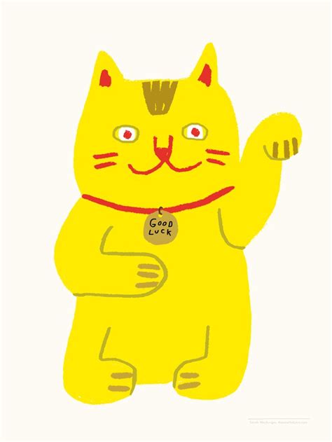 Good Luck Cat | Lucky cat, Maneki neko, Cat posters