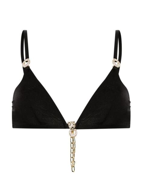 Agent Provocateur Haislee Triangle Bikini Top In Black Lyst