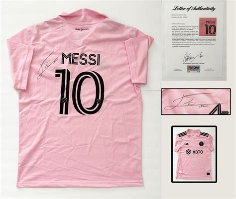 Lionel Messi Signed Jersey Inter Miami FC PSA/DNA - Memorabilia For Less