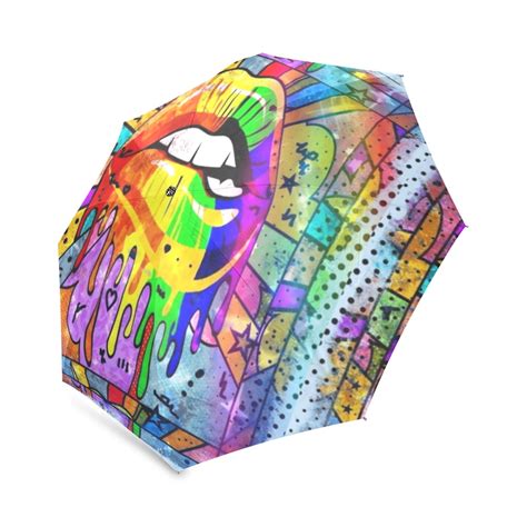 Gay LGBTQ Pride By Nico Bielow Pop Art Foldable Umbrella Model U ID D