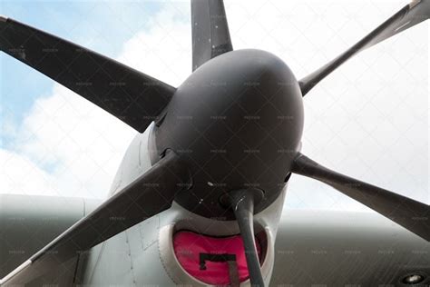 Turboprop Engine Of An Airplane - Stock Photos | Motion Array