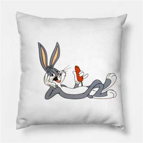 Bugs Bunny Bugs Bunny Pillow Teepublic