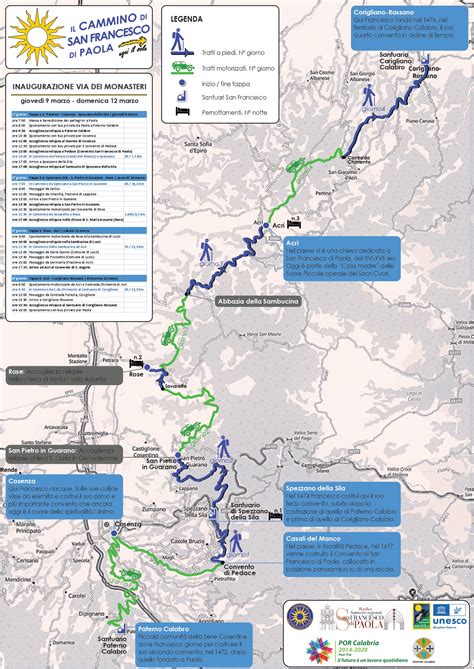 La Via dei Monasteri di San Francesco da Paola, a marzo l’inaugurazione