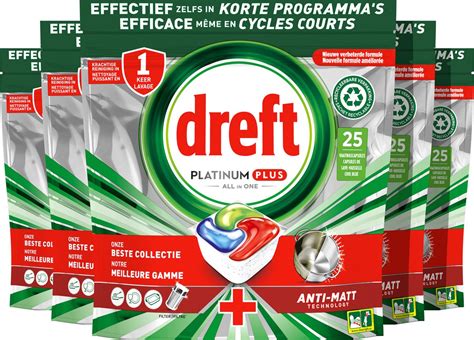 Dreft Platinum Plus All In One Vaatwastabletten Voordeelverpakking