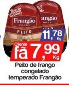 Peito De Frango Congelado Temperado Frango 1kg Oferta Na Supermercados