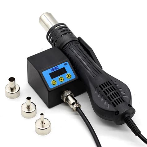 Yarboly 8858D Portable Heat Hot Air Gun BGA Rework Solder Station ...