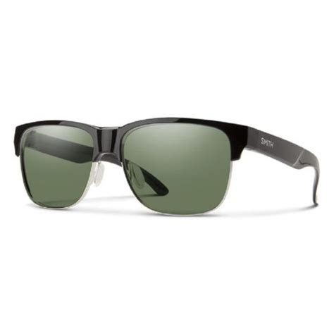 Smith Optics Lowdown Split Sunglasses Chromapop Polarized Gray Green Black Frame The Warming