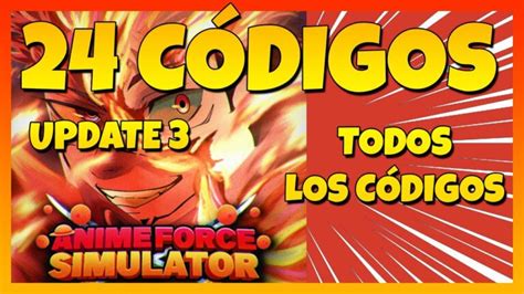 Códigos de Anime Force Simulator enero 2025 PROJAKER