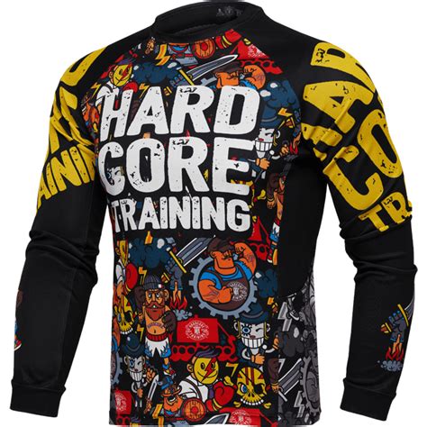 Тренировочный лонгслив Hardcore Training Doodles купить в Москве