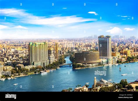 Modern Architecture In The Downtown Of Cairo At Sunset Stock Photo Alamy