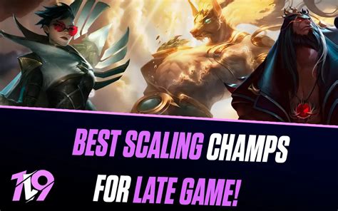 League Of Legends Best Scaling Champions For Late Game 1v9