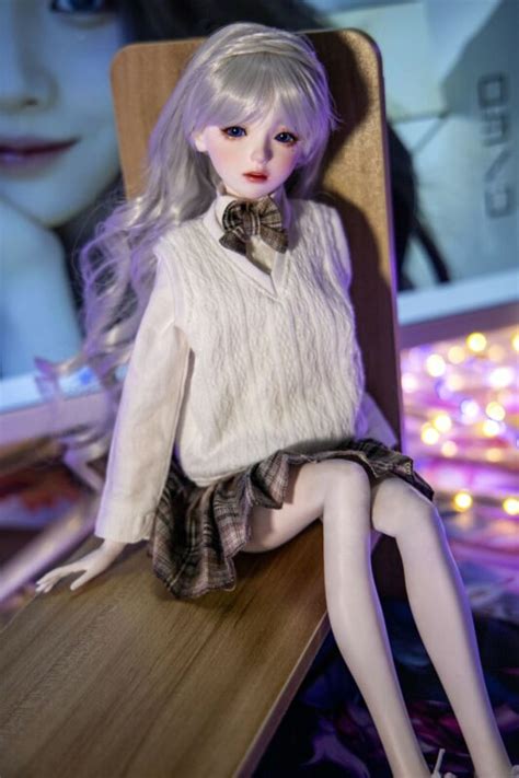 Freda 1ft7 50cm Sweet Tiny Sex Doll With BJD Head PetiteSexDoll