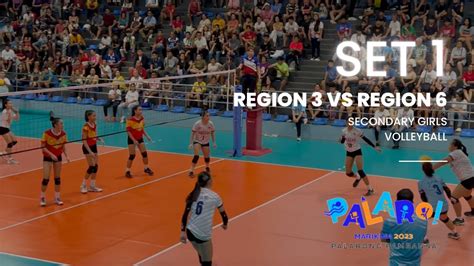 Region Vs Region Set Palarong Pambansa Volleyball