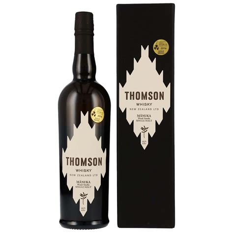 Thomson New Zealand Whisky - Manuka Wood Smoke - Single Malt Whisky, 68 ...