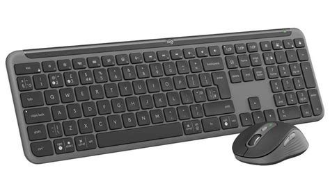 Buy Logitech Mk950 Signature Slim Keyboard And Mouse Graphite Pc Keyboards Argos