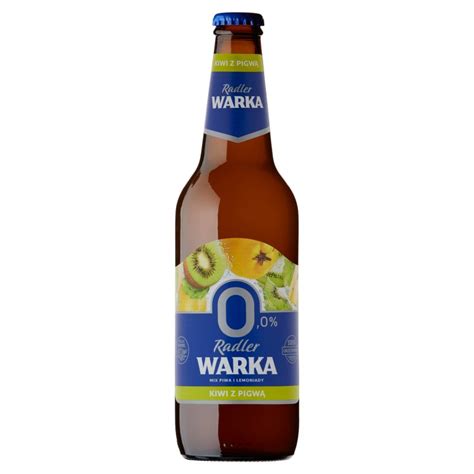 Warka Radler Piwo Bezalkoholowe Z Lemoniad O Smaku Kiwi Z Pigw Ml