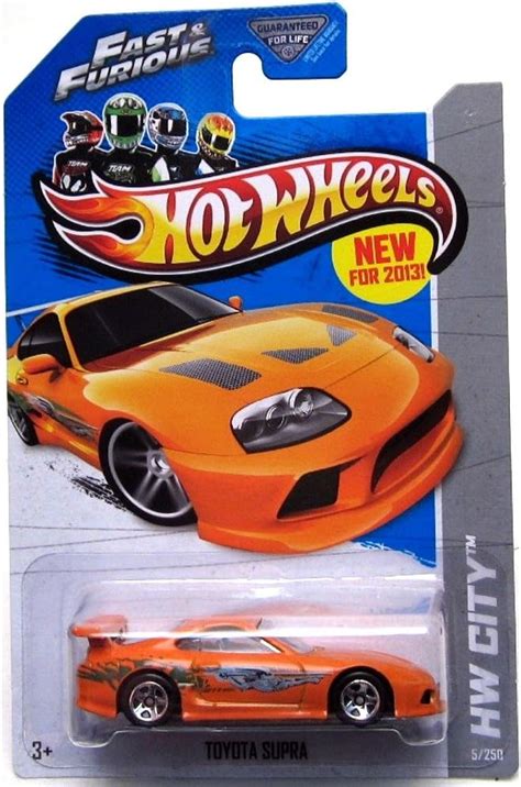 Amazon Hot Wheels 2013 Hw City Toyota Supra Fast Furious Toys Games