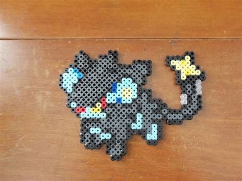 Luxray Bead Toy Diy Perler Bead Crafts Pokemon Bead Perler Bead Art