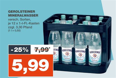 Gerolsteiner Mineralwasser Angebot Bei Real Prospekte De