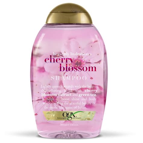 Buy Ogx Heavenly Hydration + Shine Cherry Blossom Shampoo For Thin And ...