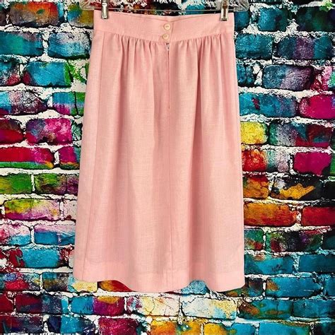 Vintage Winsome New York Pink Pleated Skirt Size Depop