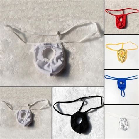 Uomo Femminile Perizoma Micro Tanga Sospensorio Intimo T Back Slip Bikini Intimo Eur