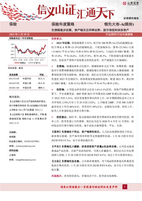 保险行业年度策略负债端逐步改善，资产端关注利率走势、股市表现和涉房资产