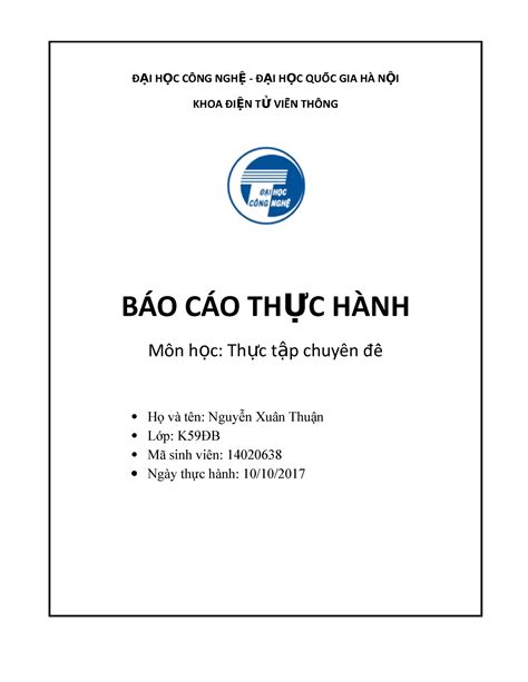 14020638 Nguyen Xuan Thuan TH5 Đ ẠI H ỌC CÔNG NGH Ệ Đ ẠI H ỌC QUÔỐC