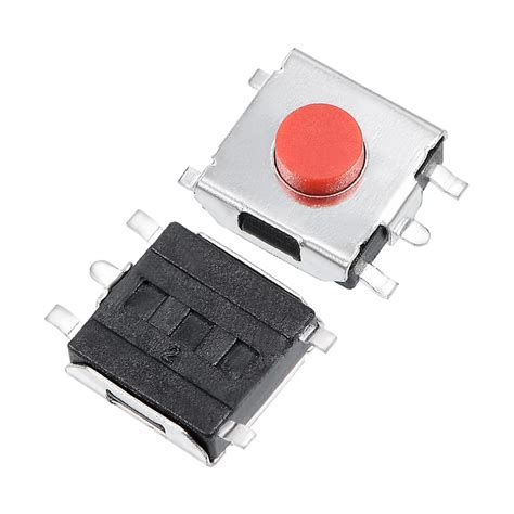 Uxcell Pcs X X Mm Switches Momentary Panel Pcb Smd Smt Mount