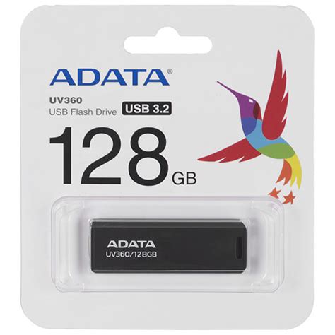 Adata Auv360-128g-rbk Uv360 128gb USB 3.2 Flash Drive Black - Μνημες ...
