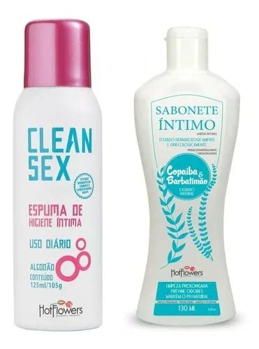Kit Íntimo Sabonete Copaíba Espuma De Higiene Hot Flowers MercadoLivre