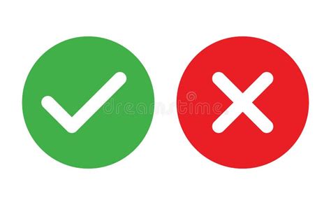 Cancel Button Animation Kit Check Mark Red Color Tokens Tick Icons