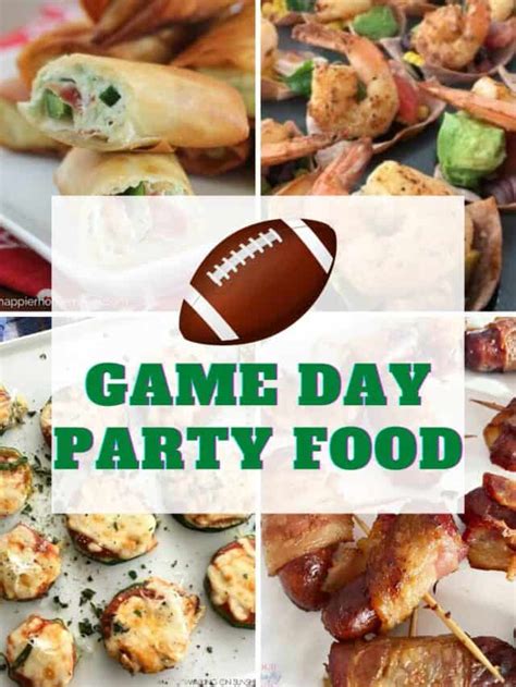 31 Best Game Day Party Food Ideas Our Crafty Mom