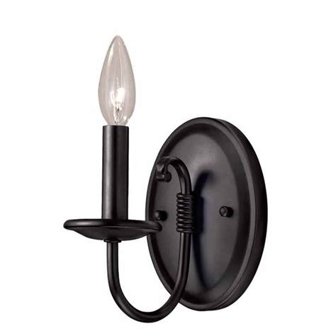 Portfolio 475 In W 1 Light Black Arm Wall Sconce In The Wall Sconces