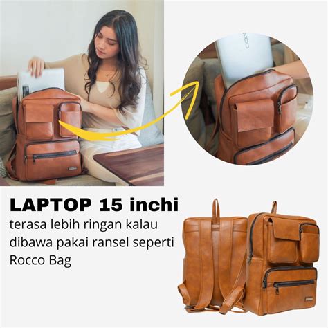 Jual ROCCO Bag By Manjua Tas Ransel Tas Kerja Wanita Muat LAPTOP 15