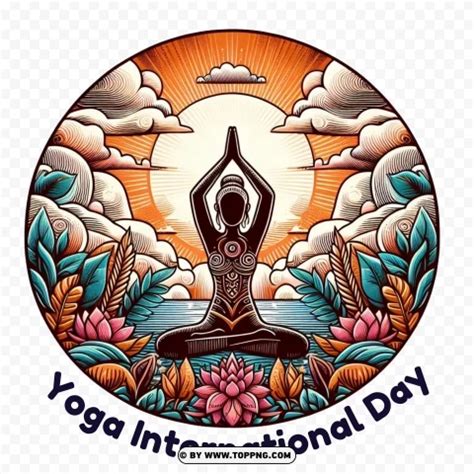 yoga international day logo toppng