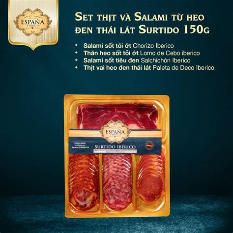 Set MIX JAMON SALAMI ESPANA SURTIDO 150g GIA DỤNG NHẬP