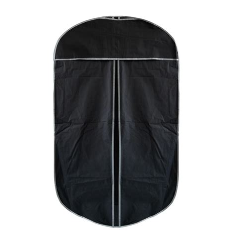 ᐉ Чехол для одежды на молнии С Надписью 100х60 см Черный (1010013-Black)