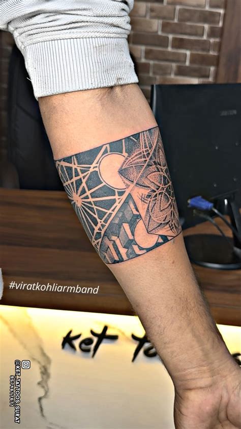 Virat Kohli Arm Band Tattoo Forearm Band Tattoos Arm Band Tattoo