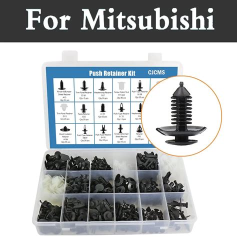 415x Bumper Clips Car Plastic Rivets Fasteners Push Retainer Kit Fits For Mitsubishi Mirage ...