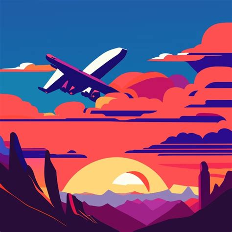 Premium Vector | Sky vector illustration art