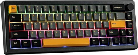 Epomaker Ek Gasket Nkro Mechanical Keyboard With Knob Hot Swappable Ghz Bluetooth