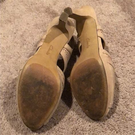 Clarks Shoes Nude Sandals Poshmark