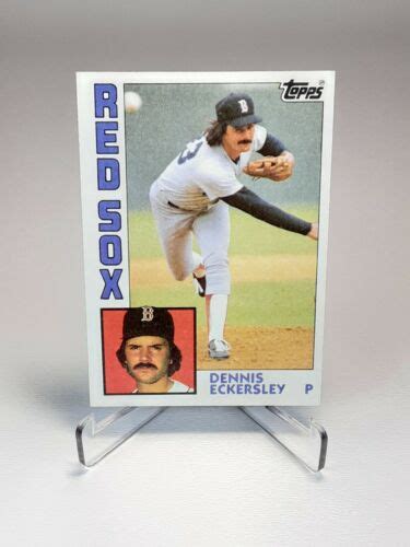 Dennis Eckersley Topps Baseball Card Boston Red Sox Ebay