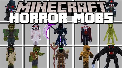 minecraft horror mobs scary bosses mod minecraft mods youtube
